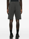 Compass Badge Cotton Track Shorts Grey - STONE ISLAND - BALAAN 5