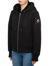 Classic Bunny Zip Up Hoodie Black - MOOSE KNUCKLES - BALAAN 4