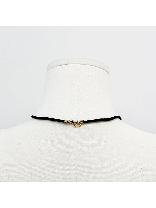 Gold initial necklace pendant 4VDIA21945 - DIOR - BALAAN 10