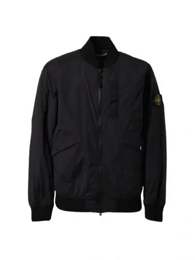 Skin Touch Nylon TC Primaloft Bomber Jacket Black - STONE ISLAND - BALAAN 2