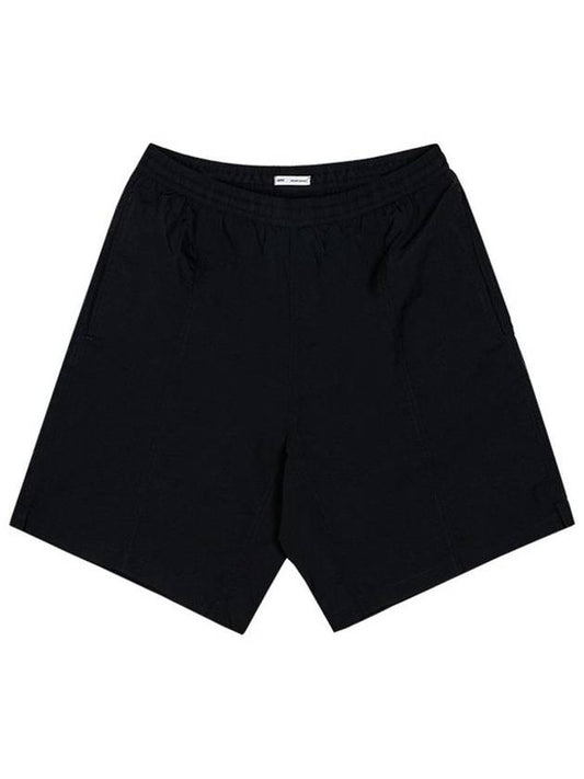 Logo Swim Shorts Black - AMI - BALAAN 2