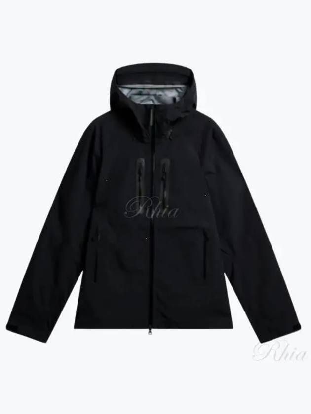 Nikoli Utility Hooded Zip-Up Jacket Black - J.LINDEBERG - BALAAN 2