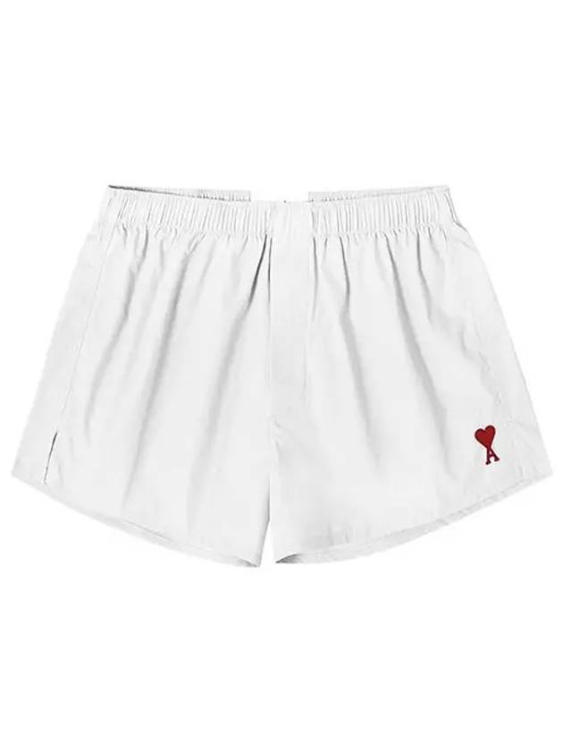 De Coeur Cotton Shorts White - AMI - BALAAN 6