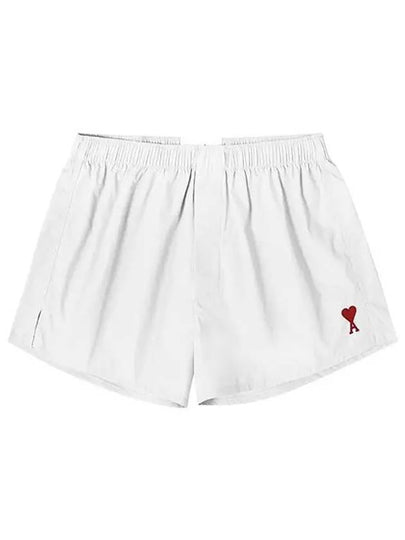 De Coeur Cotton Shorts White - AMI - BALAAN 2