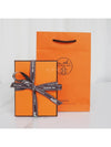 Mini Pop H Pendant Rose Gold & Blanc - HERMES - BALAAN 3