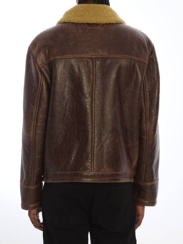 Leather bomber jacket - SALVATORE SANTORO - BALAAN 4