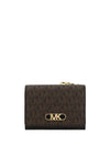 Parker Medium Logo Tri-Fold Half Wallet Brown - MICHAEL KORS - BALAAN 1