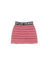 Quilted Padded Mini A-Line Skirt Pink - PEOPLE OF THE WORLD - BALAAN 1