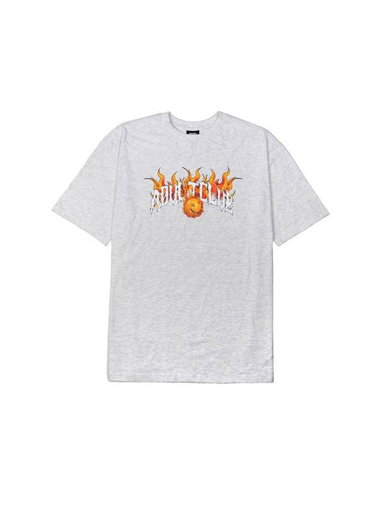 Overfit Fored A-Ball Short Sleeve T-Shirt White Melange - FOREEDCLUB - BALAAN 2