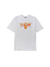 Overfit Fored A-Ball Short Sleeve T-Shirt White Melange - FOREEDCLUB - BALAAN 1