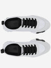 Bouncing Low Top Sneakers Blanc Noir - HERMES - BALAAN 4