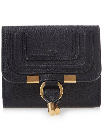 Marci Darryl Tri-Fold Small Bicycle Wallet Black - CHLOE - BALAAN 1