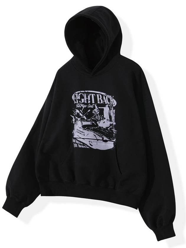 Fight Bag Oversized Hood Black - FLAVORISM - BALAAN 2