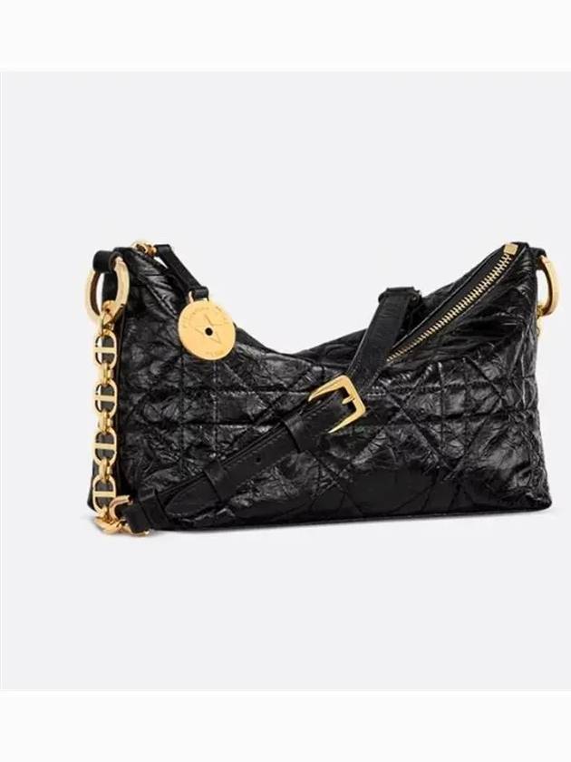 Diorstar Chain Hobo Shoulder Bag Black - DIOR - BALAAN 3