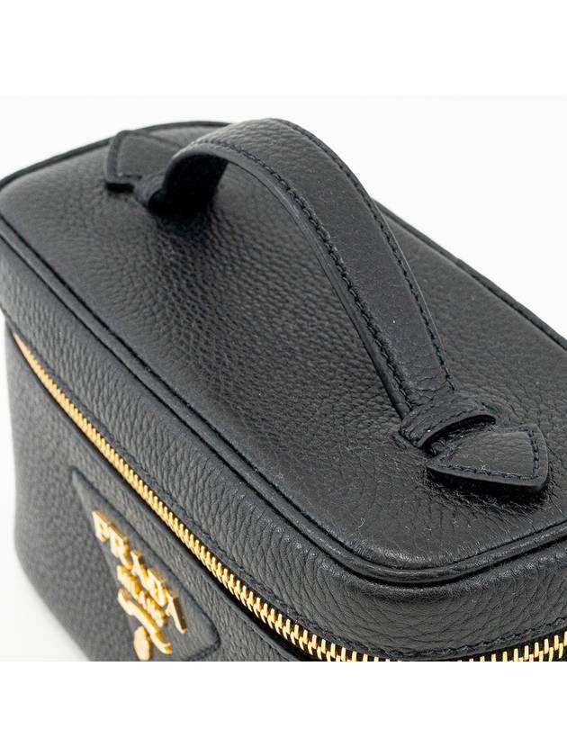 Leather Mini Bag Black - PRADA - BALAAN 9