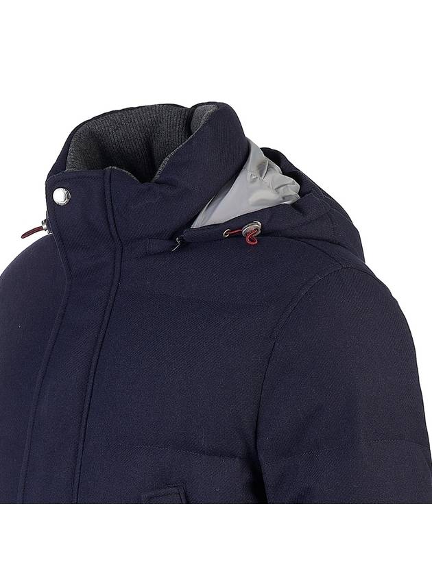 Men's Down Padded Jacket Navy - BRUNELLO CUCINELLI - BALAAN 6