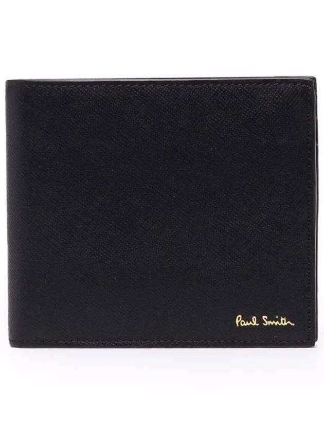 Logo Mini Covent Garden Halfwallet Black - PAUL SMITH - BALAAN 3