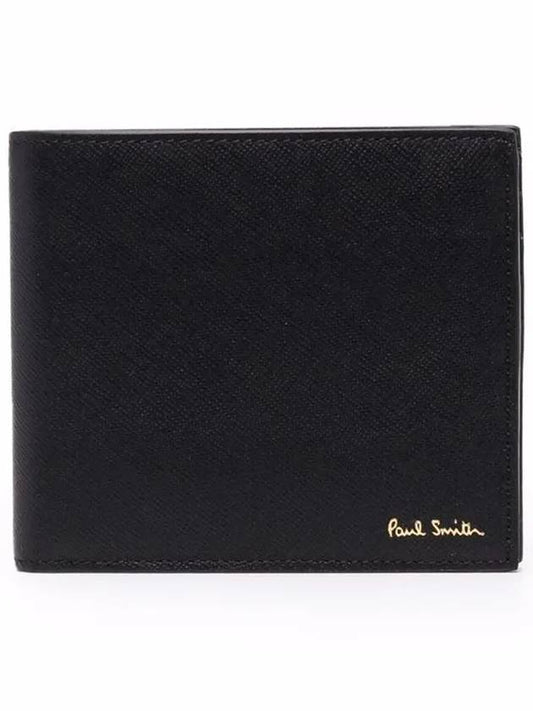 Logo Mini Covent Garden Halfwallet Black - PAUL SMITH - BALAAN 2