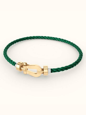 Posten bracelet medium yellow gold emerald 0B0069 6B1089 - FRED - BALAAN 1