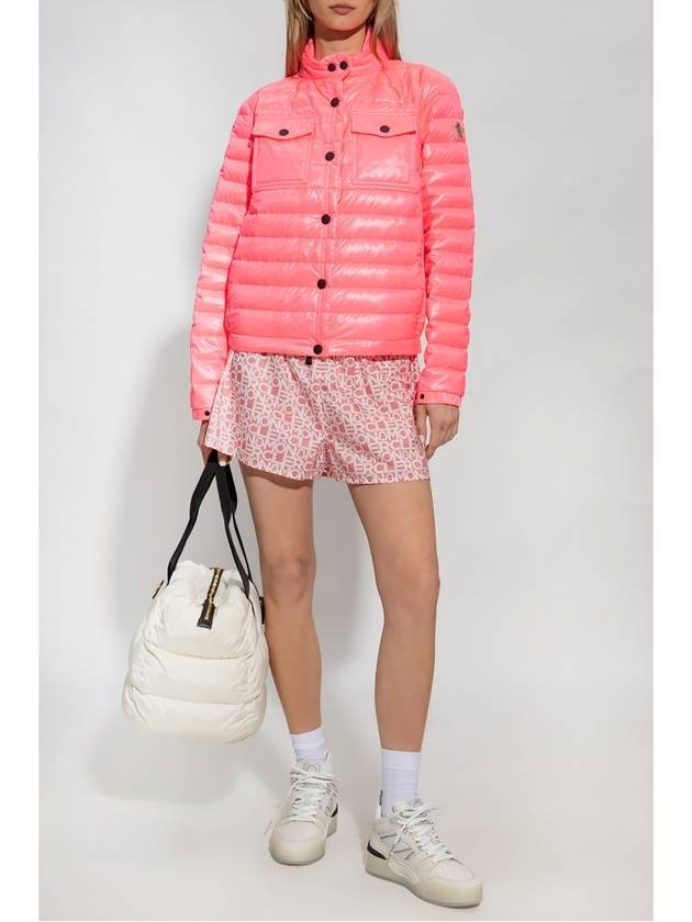 Women's Vinzier Short Down Jacket Pink - MONCLER - BALAAN 6