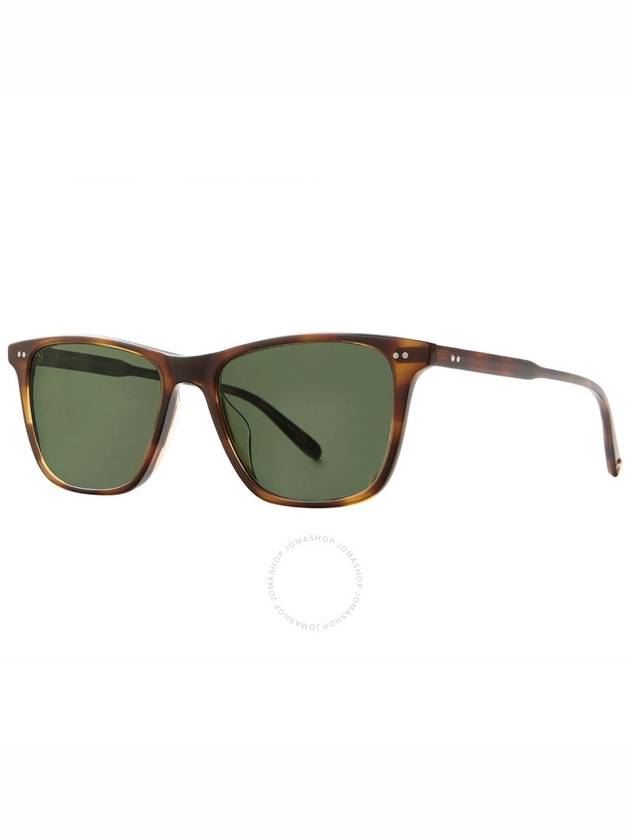 Garrett Leight HAYES SUN Pure G15 Polarized Square Sunglasses 2141 SPBRNSH/PG15 PLR 52 - GARRETT LEIGHT - BALAAN 2