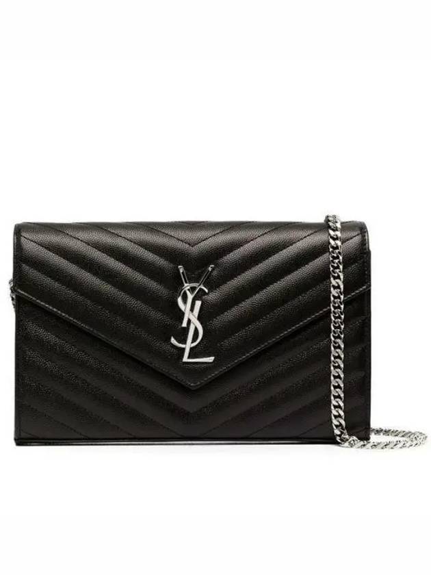 23FW 377828 Silver Monogram9103706.. 1004876 - SAINT LAURENT - BALAAN 1