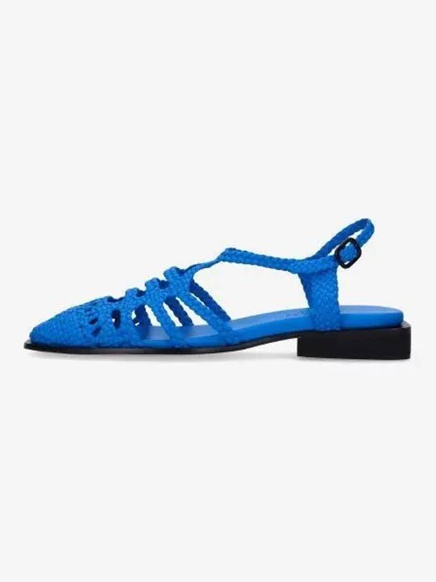 Varana Leather Sandals Blue - HEREU - BALAAN 2