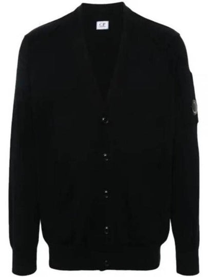 Lens Cotton Cardigan Black - CP COMPANY - BALAAN 2