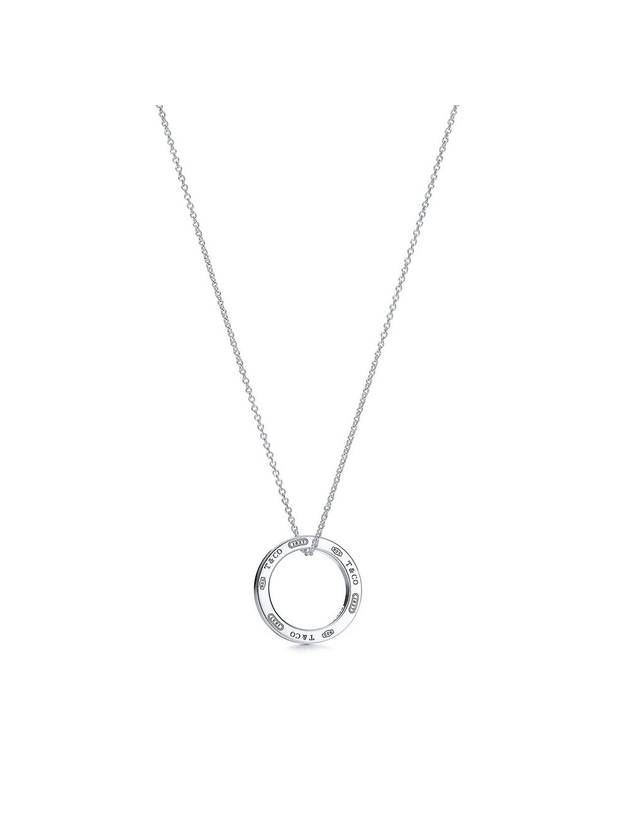 1837 Circle Pendant Necklace Silver - TIFFANY & CO. - BALAAN 1