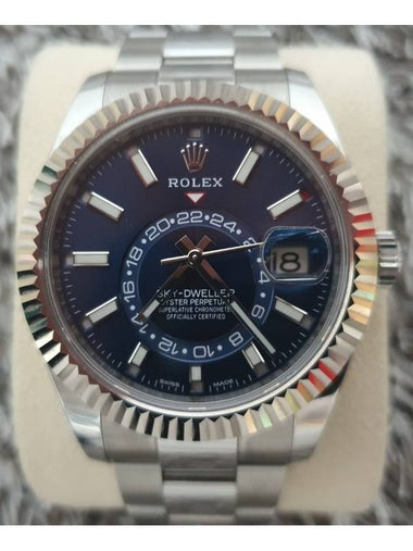 Rolex Skydweller Blue Plate Steel 20 Years - ROLEX - BALAAN 1