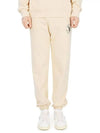 Suede Jogger Pants Cream Black SR SWEATPANT CREAM BLACK - SPORTY & RICH - BALAAN 2