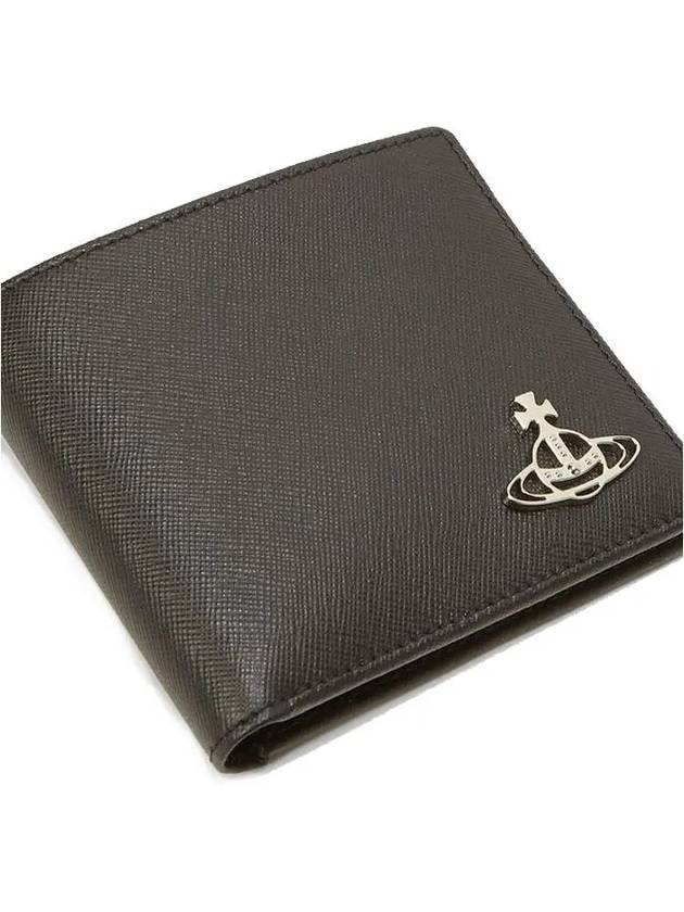 Kent of Saffiano Leather Wallet Half 51120008 N407 - VIVIENNE WESTWOOD - BALAAN 5