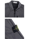 Garment Dyed Crinkle Reps Recycled Nylon Jacket Khaki Grey - STONE ISLAND - BALAAN 6