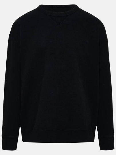 Garment Dyed Cotton Jersey Sweatshirt Black - TEN C - BALAAN 2