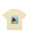 Men's Fruit Graphic Short Sleeve T-Shirt Lemon SW23ETS01LO - SOLEW - BALAAN 1