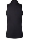 Women's DENA Logo Sleeveless PK Shirt Black - J.LINDEBERG - BALAAN 4