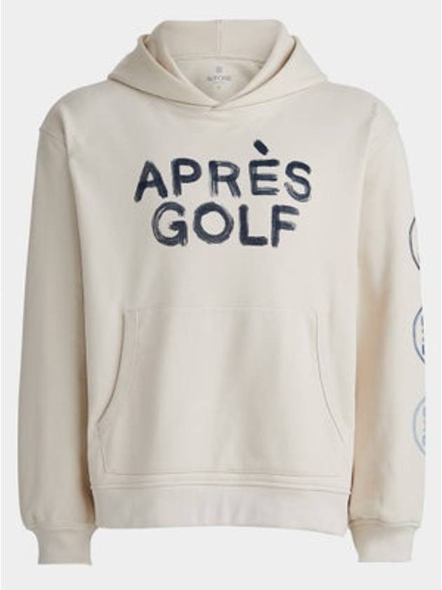 Après Golf Unisex Oversized French Terry Hoodie Beige - G/FORE - BALAAN 5