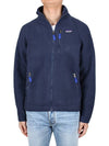 Retro Pile Fleece Zip-Up Jacket Navy - PATAGONIA - BALAAN 3