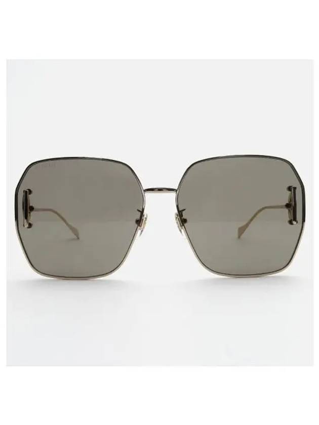 Eyewear Shiny Gold Frame Sunglasses Brown - GUCCI - BALAAN 2