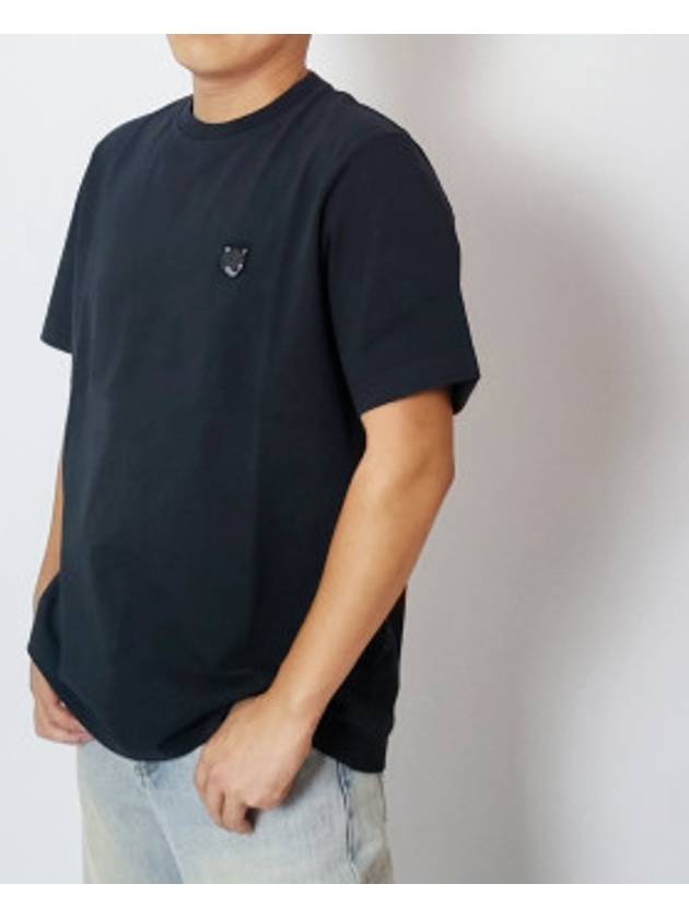 Men s Foxhead Patch Comfort Short Sleeve T Shirt MM00127KJ0118 Black - MAISON KITSUNE - BALAAN 2