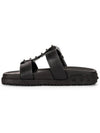 VALENTINO ROCKSTUD full leather sliders - RED VALENTINO - BALAAN 6