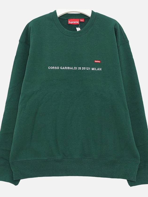 FW22SW28I DK GREEN shop brushed sweatshirt - SUPREME - BALAAN 3