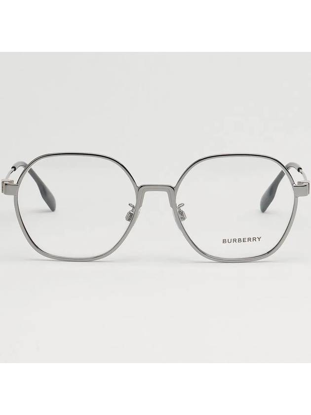 Glasses Frame BE1379D 1003 Square Metal Asian Fit Winston - BURBERRY - BALAAN 3