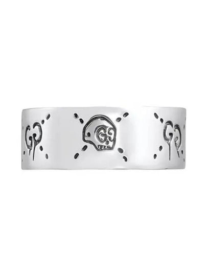 Men's Ghost Ring YBC455318001 Silver - GUCCI - BALAAN 2