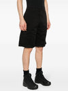 Stretch Sateen Utility Shorts Black - CP COMPANY - BALAAN 5