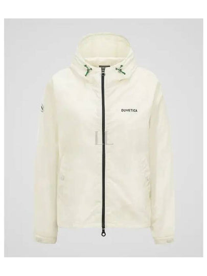 Risna Hooded Windbreaker Ivory - DUVETICA - BALAAN 2