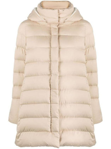 Arendelle Lady Faux Fur Down Padding Light Beige - HERNO - BALAAN 1