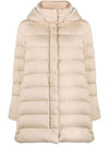 Arendelle Lady Faux Fur Down Padding Light Beige - HERNO - BALAAN 1