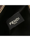 Fendigraphy FF Logo Small Fabric Hobo Shoulder Bag Brown - FENDI - BALAAN 8