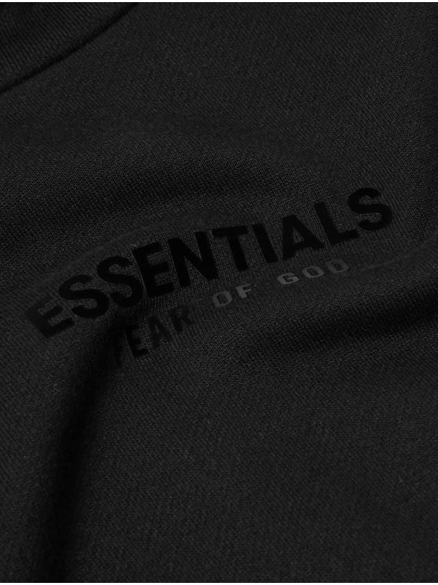 Mock Neck Hoodie Black - FEAR OF GOD ESSENTIALS - BALAAN 5